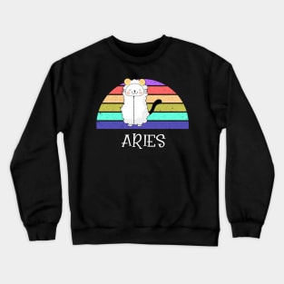 Cat Horoscope Aries Crewneck Sweatshirt